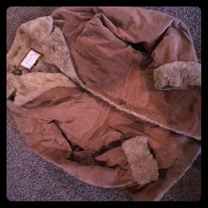 Women’s Maurice’s winter suede coat. Size M